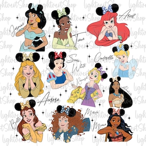 Princess Png, Princess Squad ClipArt, Princess Trip Design, Princess matching Holiday Png, Princess for Girls Trip, Princess Outfit Ideas