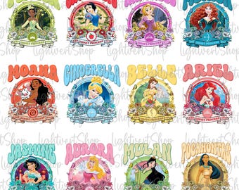 Princess Png Bundle , Princess Shirt Design Matching Vacation 2026 Png, Princess ClipArt, Princess Gift For Daughter, Princess Trip Png