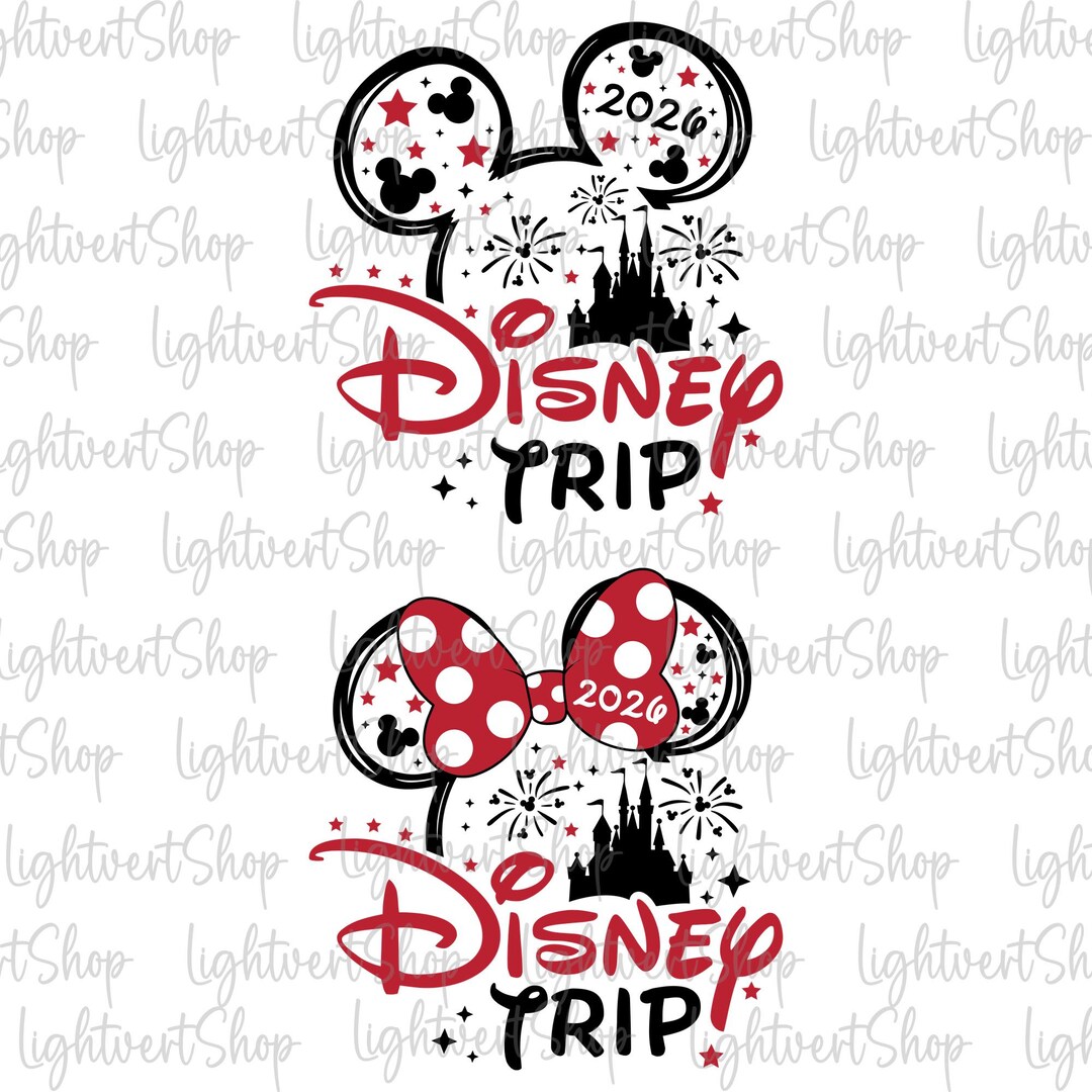 Family Trip 2026 Svg Png Bundle, Magical Kingdom Svg, Mouse Head Svg ...