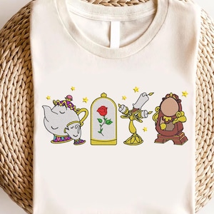 Borduurontwerp magische land prinses, borduurwerk prinses schoonheid, prinses cartoon borduurontwerp, borduursel meisjesreis