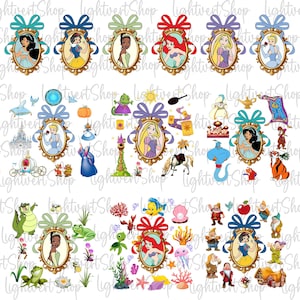 10+ Vintage Magical Princess Frame Bow Png Bundle, Magical Trip 2025 , Happiest Place On Earth, Girls Trip, Princess Trip, Princess Squad