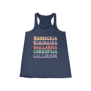 Wildflower Flowy Racerback Tank | Flower Tank | Gardening Tank Top| Plant Tank