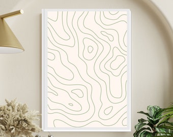 Neutrals Sage Green Wall Art, Digital Prints, Minimalist Wall Art