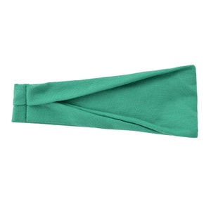 Bandeau en plusieurs couleurs pour femmes, bandeau en coton fin uni, bandeau d'été élastique image 4