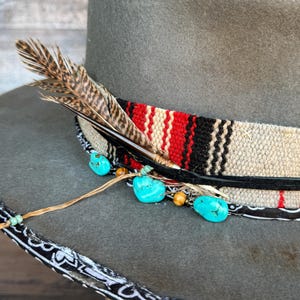 Zuni Nomad - Handmade 100% Beaver Felt Cowboy Hat – Western Weight - Must Be Kustom-Ordered. This is an example of what I can make for you. image 3
