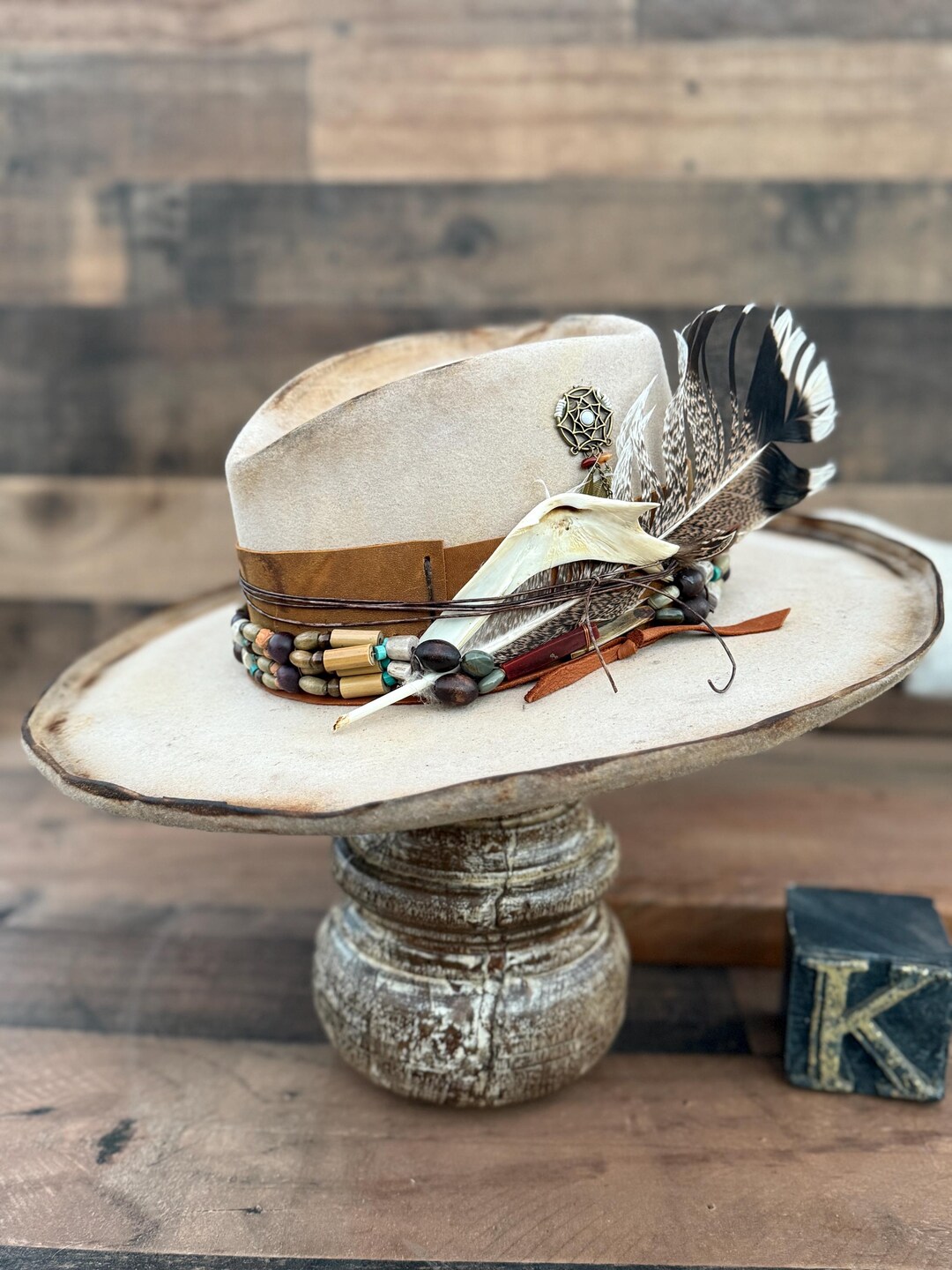 Ghost Hawk - Handmade Fur Felt. Began as an Idea, Not a Template. This ...