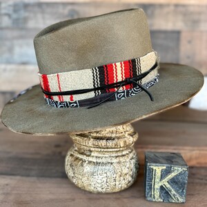Zuni Nomad - Handmade 100% Beaver Felt Cowboy Hat – Western Weight - Must Be Kustom-Ordered. This is an example of what I can make for you. image 4