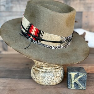 Zuni Nomad - Handmade 100% Beaver Felt Cowboy Hat – Western Weight - Must Be Kustom-Ordered. This is an example of what I can make for you. image 9