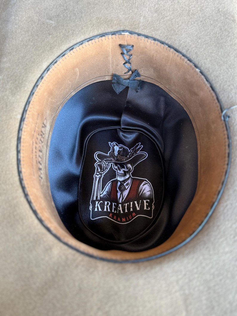 Zuni Nomad - Handmade 100% Beaver Felt Cowboy Hat – Western Weight - Must Be Kustom-Ordered. This is an example of what I can make for you. image 10
