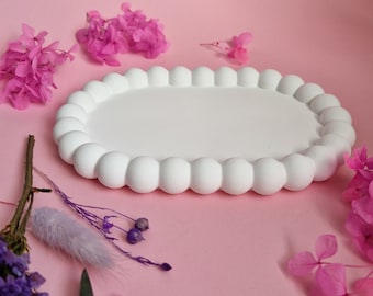 Bubble tray | Bubble coaster | Candle tray | Jewellery dish | Oval bubble tray | Trinket tray