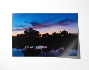 Pastel Sunset Wall Art Photography Satin Photo Print Fine Art Nature Landscape Home Decor Gift