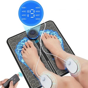 New Pain Relief Foot Massage Pad Blood Circulation USB Rechargeable Portable Home Foot Massager Pad Relaxation