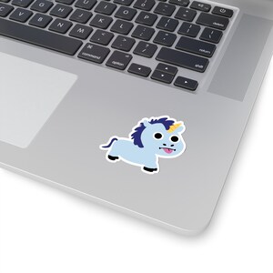 Token The Unicorn Sticker - Great for laptops, water bottles, and unicorn lovers