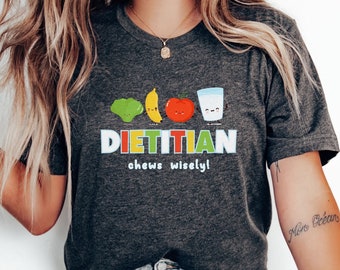 Cute Registered Dietitian Shirt Gift for Dietitian, Funny Dietitian TShirt, Nutritionist Day Gift, Future Dietitian Graduate