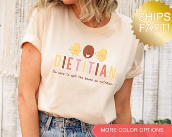 Cute Registered Dietitian Shirt Gift for Dietitian, Funny Dietitian TShirt, Nutritionist Day Gift, Future Dietitian Graduate