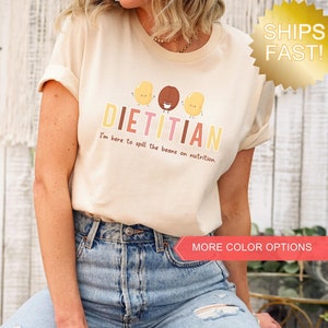 Cute Registered Dietitian Shirt Gift for Dietitian, Funny Dietitian TShirt, Nutritionist Day Gift, Future Dietitian Graduate