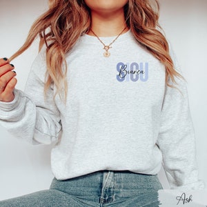 Personalized SICU Nurse Sweatshirt, Custom SICU Nursing Sweater, Nurses Week Gift, Gift for SICU Nurse, Matching Sicu Nurse Shirts