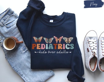 Retro Kinder Krankenschwester Sweatshirt, Peds Krankenschwester Pullover, Peds Rn Kinder Krankenschwester, Kinderpflegerin Woche Shirt, Peds Krankenschwester Geschenk, pädiatrische RN