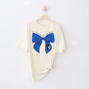 Blue Devils Coquette Bow- PNG Digital File