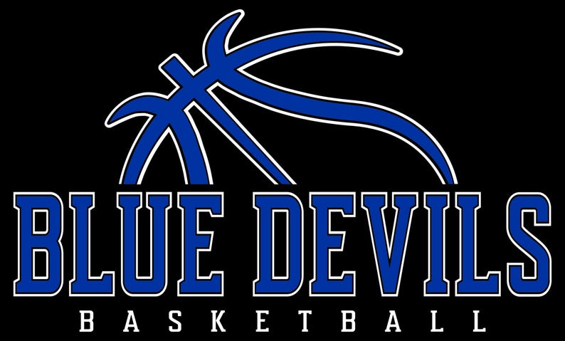Blue Devils Basketball - PNG/SVG Digital File - Etsy