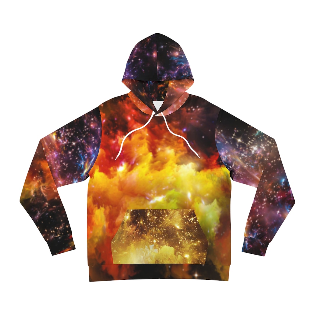 Celestial Graphic Cowl Neck Hooded Tank