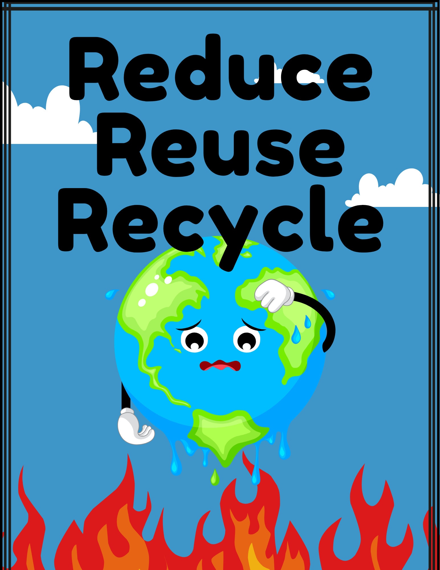 Reduce Reuse Recycle Earth Poster Digital Download Etsy Reduce Reuse Recycle Earth Poster Digital Download Etsy