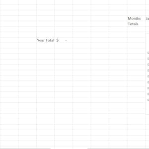 May include: A spreadsheet titled "Total Tuition for 2023" with columns for family names and total amounts. A line graph displays monthly totals, with months labeled across the x-axis and numerical values on the y-axis.