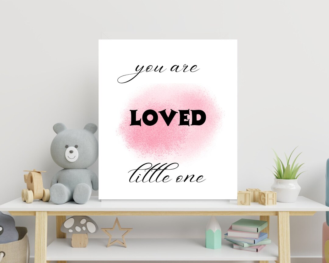 Adorable Quote Wall Art for Kids, Nursery Quote, Nursery Wall Art ...