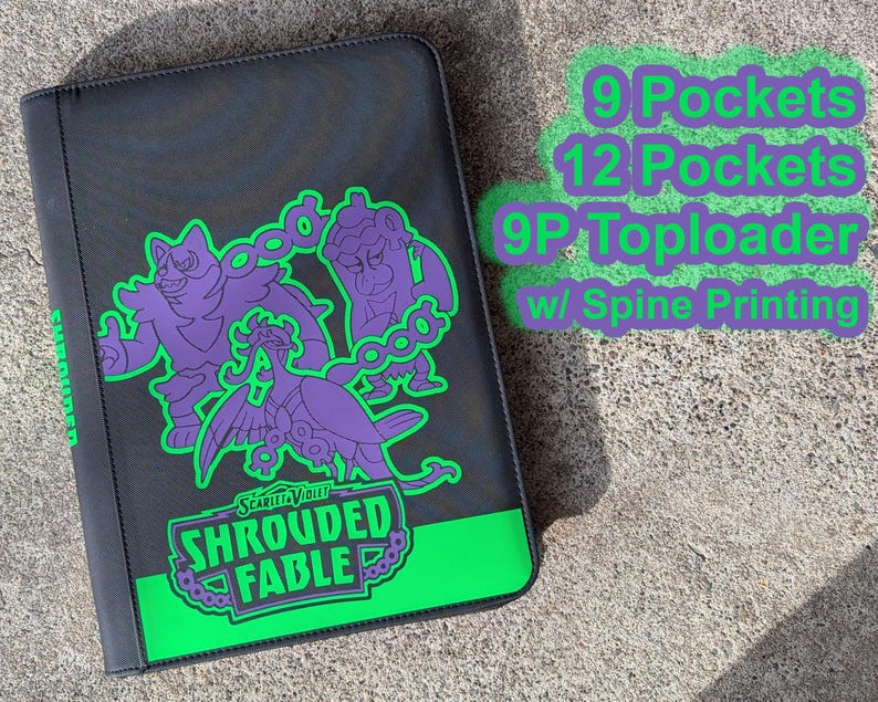 Zipper Binder for Pokemon Cards - Shrouded Fable