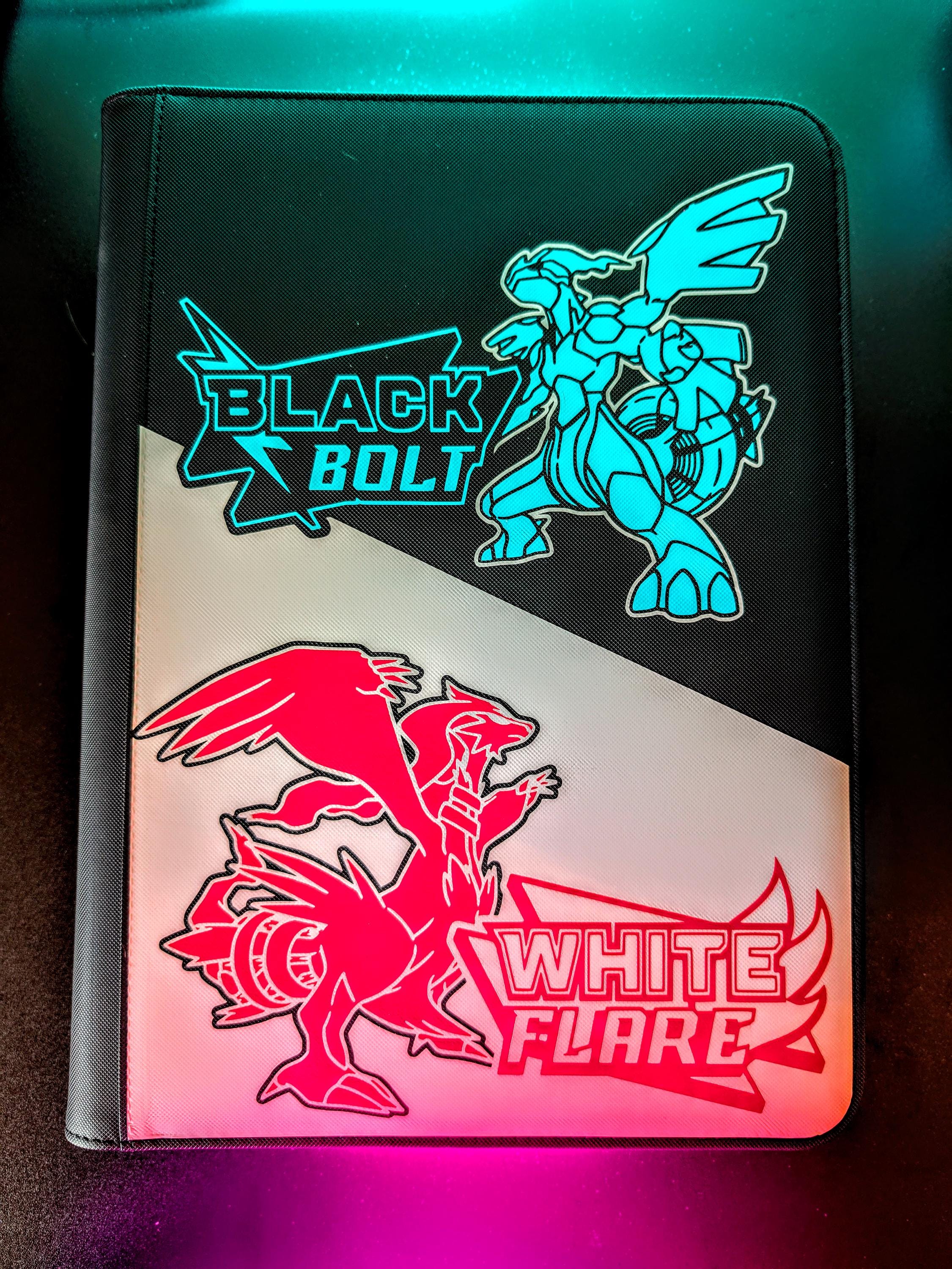 pokemon black and white card binder Amazon.com: Vault X 9 Pocket Zip Binder, 360 Cards, Exo-Tec Material, 20  Side-Loading Pages (Black) : Toys & Games