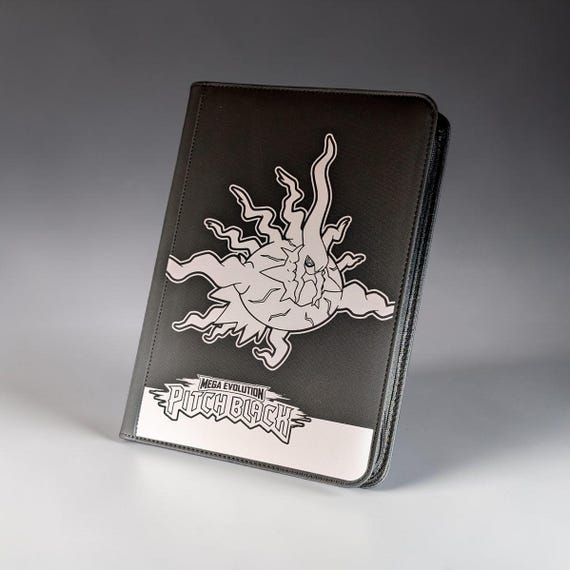 pokemon card binder with zipper nearby Zipper Binder for Pokemon Cards - Pitch Black