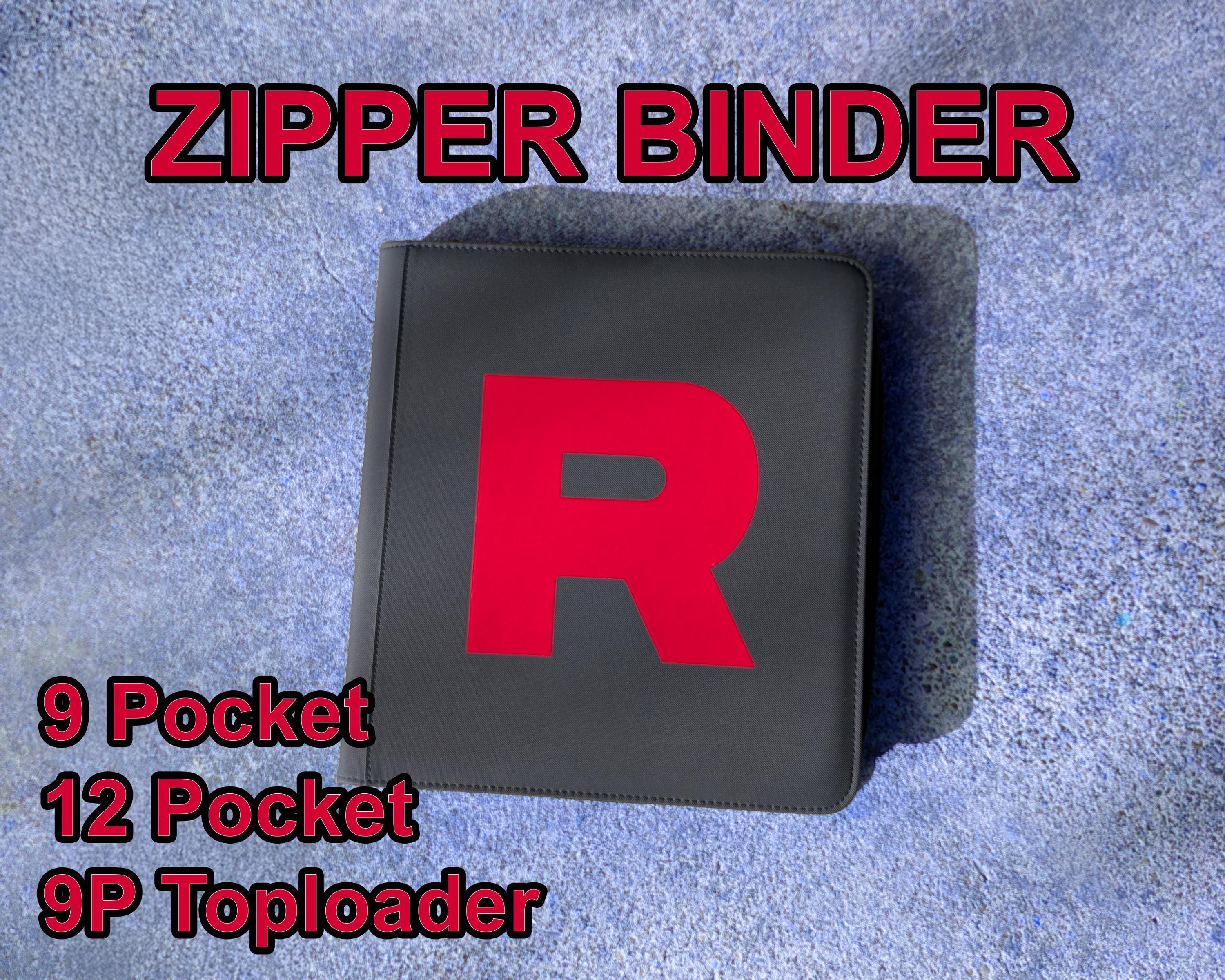 pokemon card binders with zipper 9-Pocket Trading Card Binder for Pokemon Cards – Forzarocket®