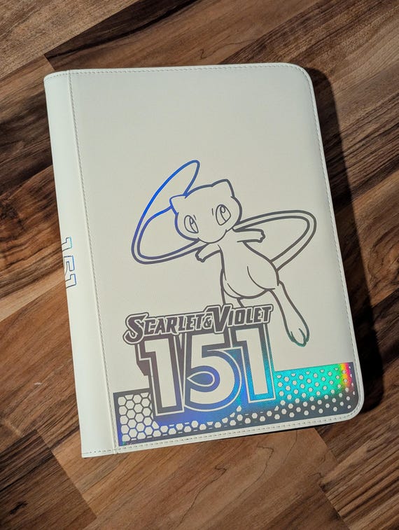 Zipper Binder for Pokemon Cards - 151 Mew - Etsy
