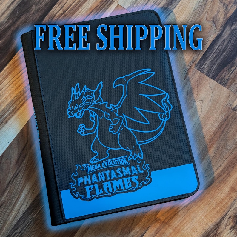 Zipper Binder for Pokemon Cards - Phantasmal Flames