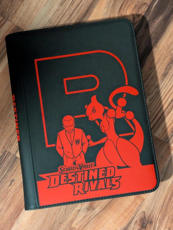 ポケモンカード用ジッパーバインダー - 運命のライバル - Etsy 日本
