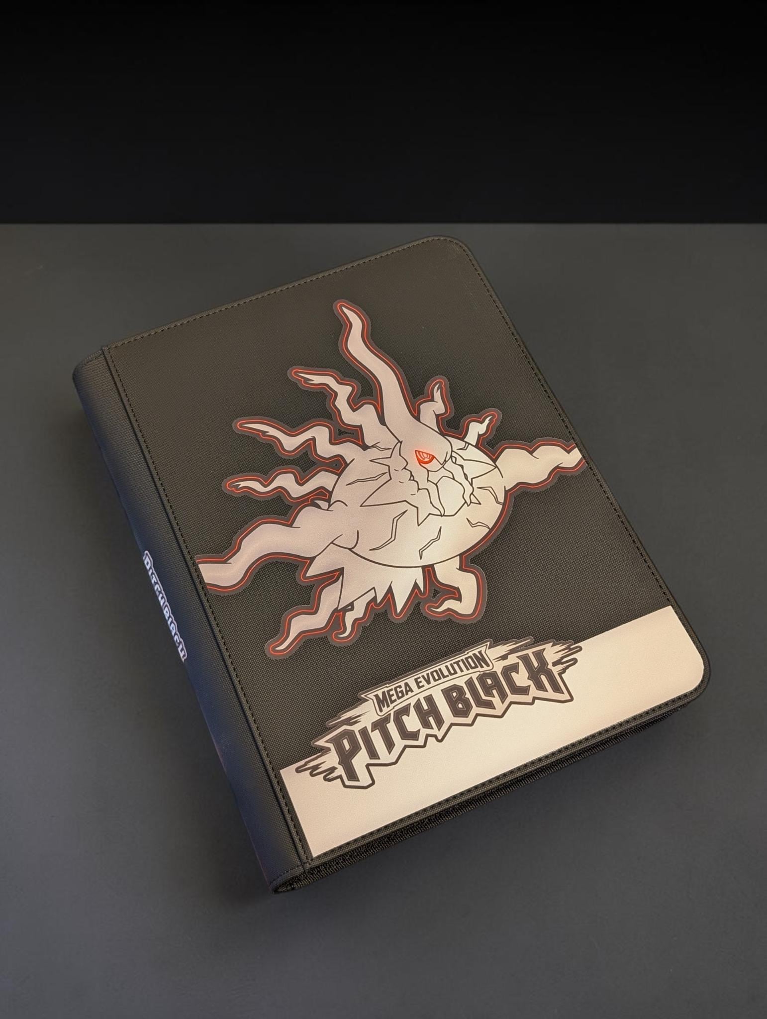 Zipper Binder for Pokemon Cards - Pitch Black Version 2 - Etsy Denmark