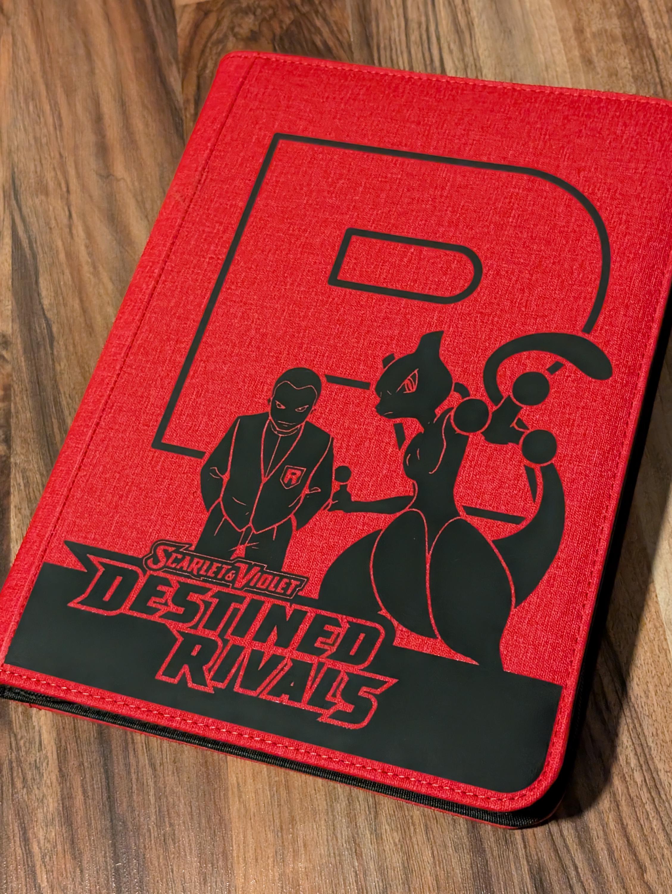 Zipper Binder for Pokemon Cards - Destined Rivals - Etsy
