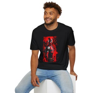 Deadpool: The Mercenary With The Mouth, Unisex Softstyle T-Shirt image 5