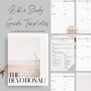 Bible Study Guide- Devotional Method, Printable+ PDF, Digital Bible Study