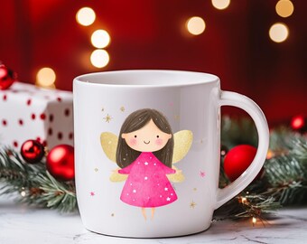 Pink Christmas Clipart Bundle | Watercolor Holiday 116 PNG for Cards, Prints, Crafts