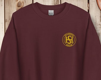 Embroidered Hillerska Skolan Sweatshirt, Young Royals Inspired Crewneck, Embroidered Hillerska School Sweatshirt