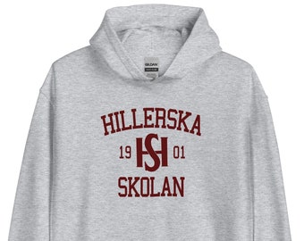 Hillerska Skolan Hoodie, Hillerska School Sport Sweatshirt, Young Royals Inspired Hoodie