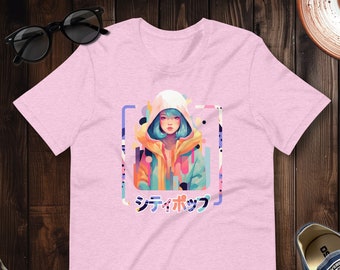 City Pop Shirt, 80s Japanese Anime Shirt, 80s J-pop, Graphic Tee, Pop Culture, Unisex, Bella Canvas