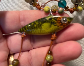 Fish Lure Necklace