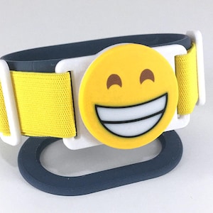 Freestyle Libre 1 & 2 Sensor - Happy Emoji Protective Case and Armband