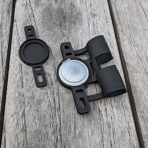 Combo Bottle Cage Mount: AirTag and Silca Tattico / Silca Gravelero Pump