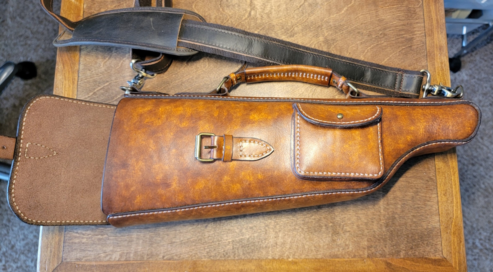 Henry Takedown Survival Rifle Case PATTERN Only, Leather Rifle Case