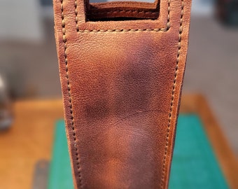 Leather Wine Bottle Tote Pattern (PDF Pattern)