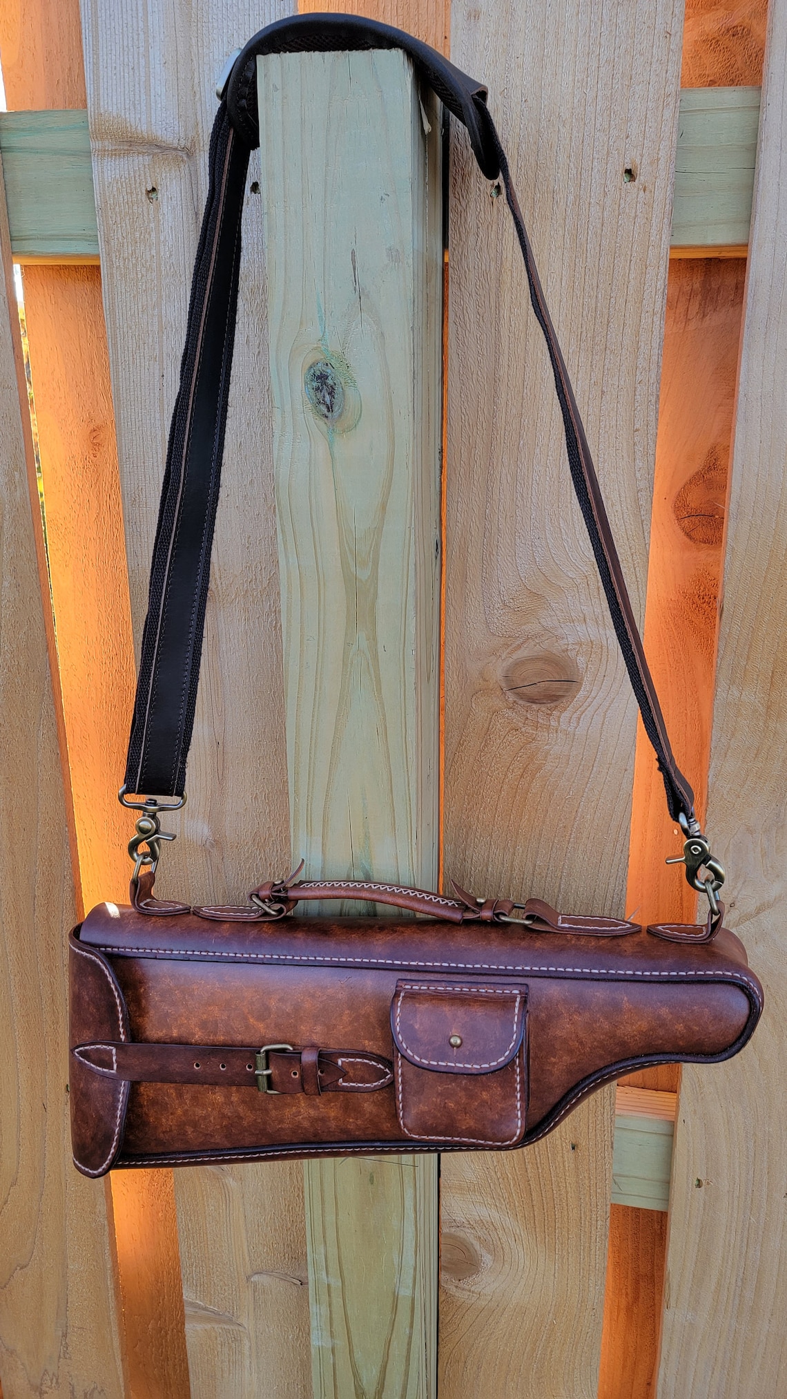 Henry Takedown Survival Rifle Case PATTERN Only, Leather Rifle Case