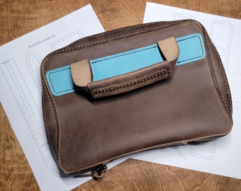 Leather Book Cover Pattern, DIY Bible Cover (PDF Pattern)